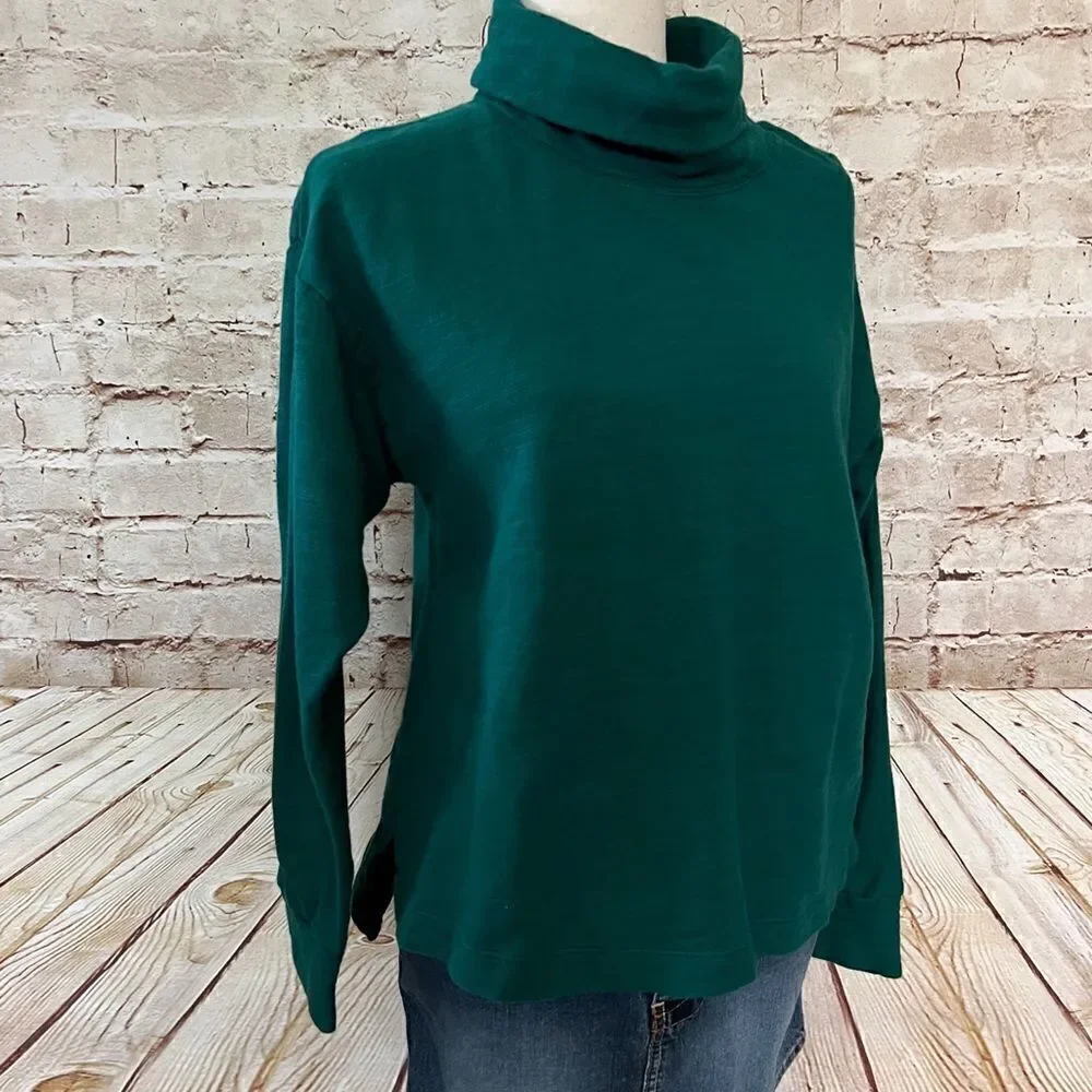 J. Crew vintage fleece reimagined pullover top sweatshirt